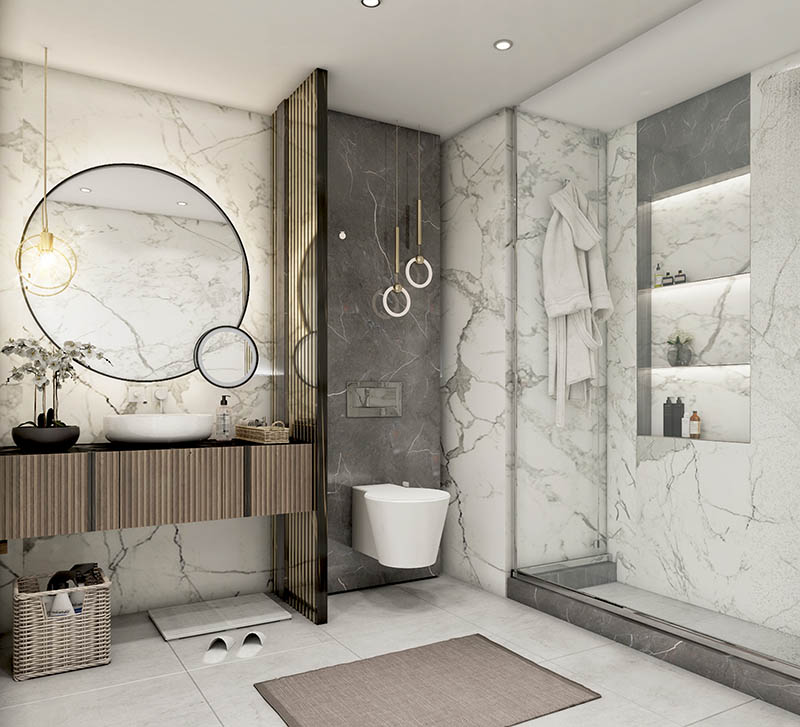 Bí quyết trang trí nội thất phòng tắm đơn giản mà đẹp