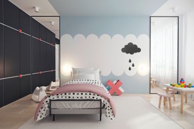 Thiết kế nội thất phòng ngủ cho bé trai cực đáng yêu